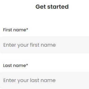 Create an account.