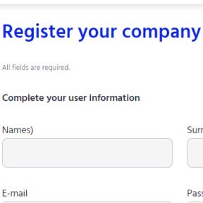 Create an employer account.