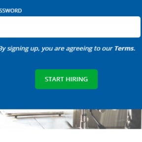 Create an employer account.