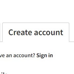 Create an employer account.