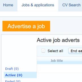 Create and post your job ad.