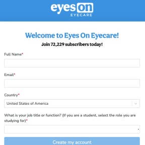 Create your account.
