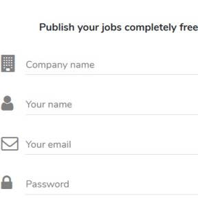 Create your employer account.