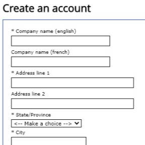 Create your employer account.