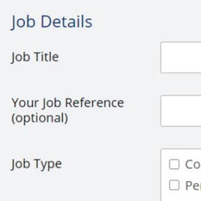 Create your job post.