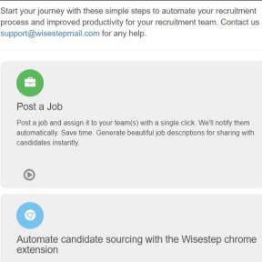 Create your job post.