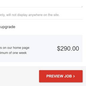 Create your job post.