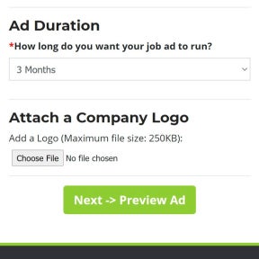 Create your job post.