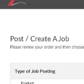 Create your job post.
