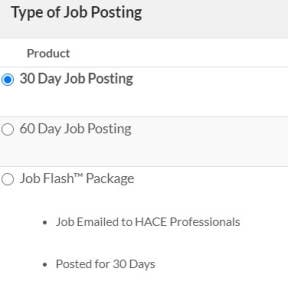 Create your job post.