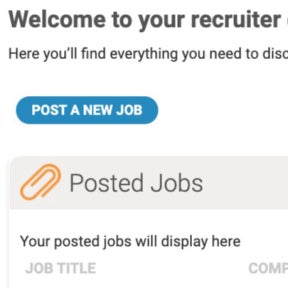 Create your job post.
