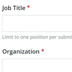 Create your job post.