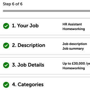 Create your job post.