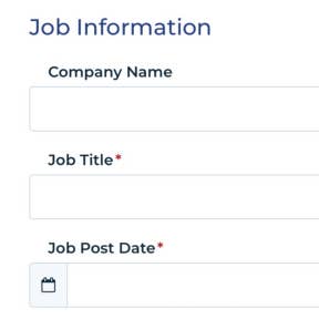 Create your job post.