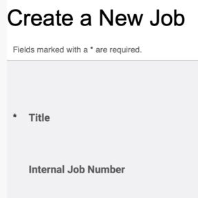 Create your job post.