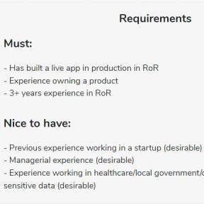 Create your job post.