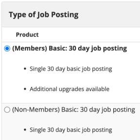 Create your job post.