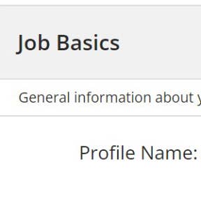 Create your job posting.