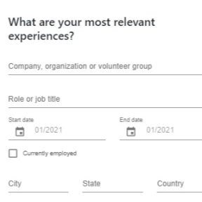 Create your resume.