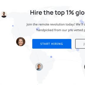 Click on "Start Hiring."