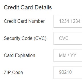 Finalize your order.