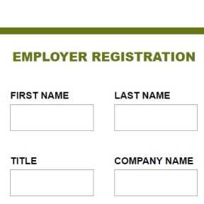 Create an employer account.