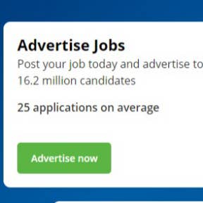 Click on "Advertise now."