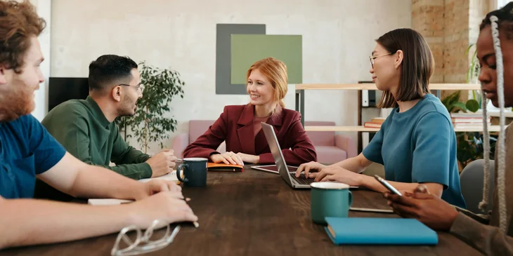A group of conservationist holding a meeting.