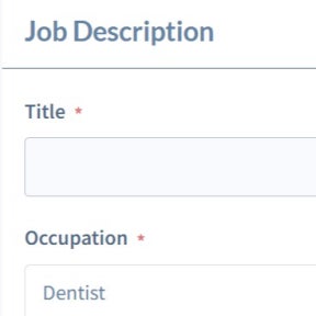 Create your job post.