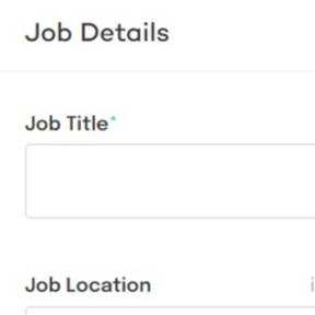 Create your job post.