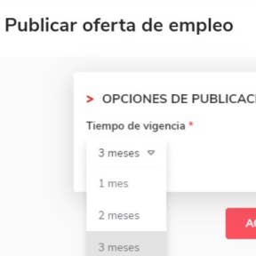 Determina la vigencia.