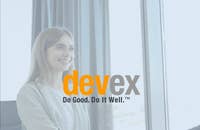 Logo della bacheca di lavoro di Devex.