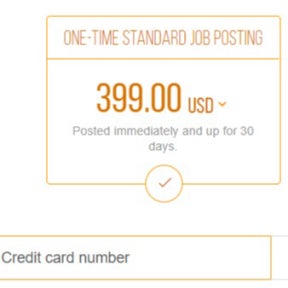 Purchase a posting plan.