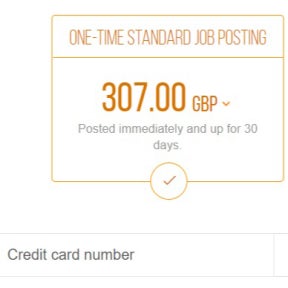 Purchase a posting plan.