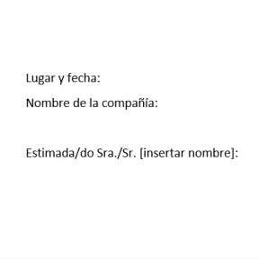 Dirige la carta.