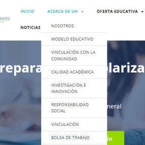 Dirígete a la barra de menú.