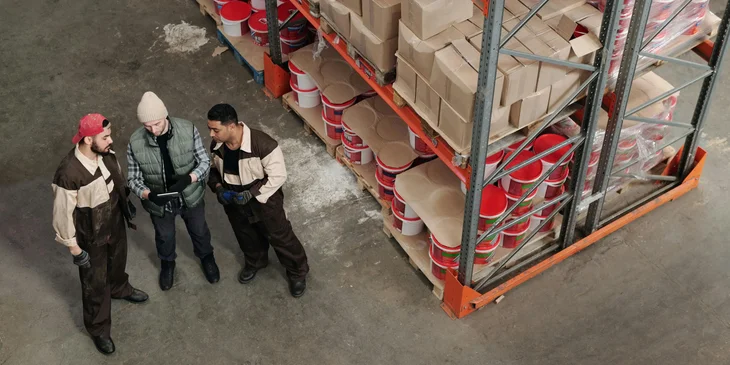 A distributor conducting regular inventory checks to determine which products need replenishment.