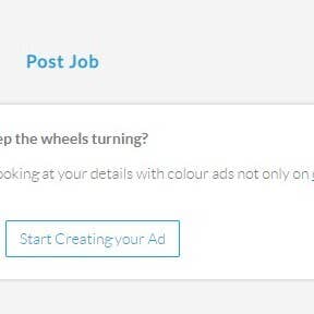 Click "Start Creating your Ad."