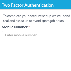 Verify your account and submit your job ad.