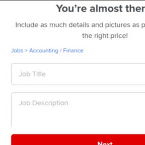 Create and publish your job post.
