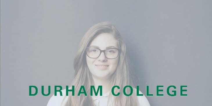 Durham College logo.