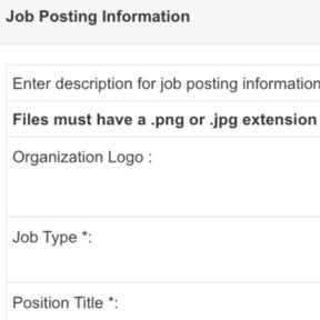 Create your job post.