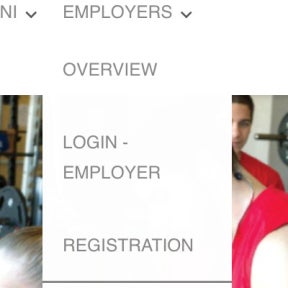 Navigate to the Durham College Hired home page.