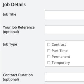 Create your job post.