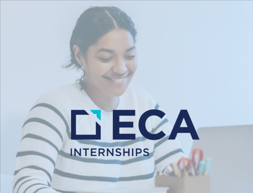 ECA Internships logo.