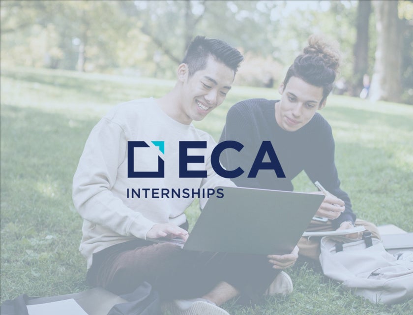 ECA Internships logo.