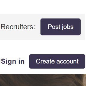 Navigate to the recruiters page.
