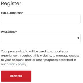 Register you account.