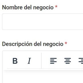 Completa los detalles de tu empresa.