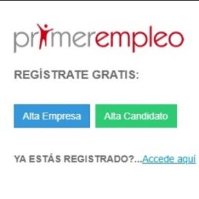 Elegir "Alta Empresa".